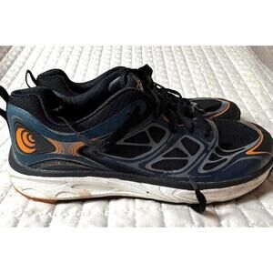 Mens Topo Fli-Lyte  Size 8.5 Running Shoes Sneakers Blue Black Orange
